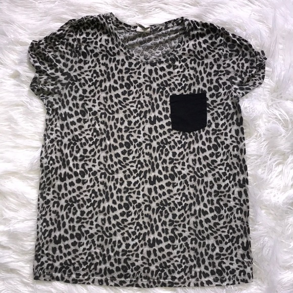 PINK Victoria's Secret Tops - VS Pink Leopard Print T-shirt